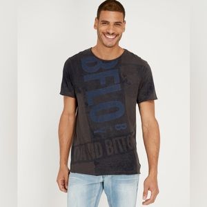 Buffalo Dvid Bitton Crewneck Tee- Medium